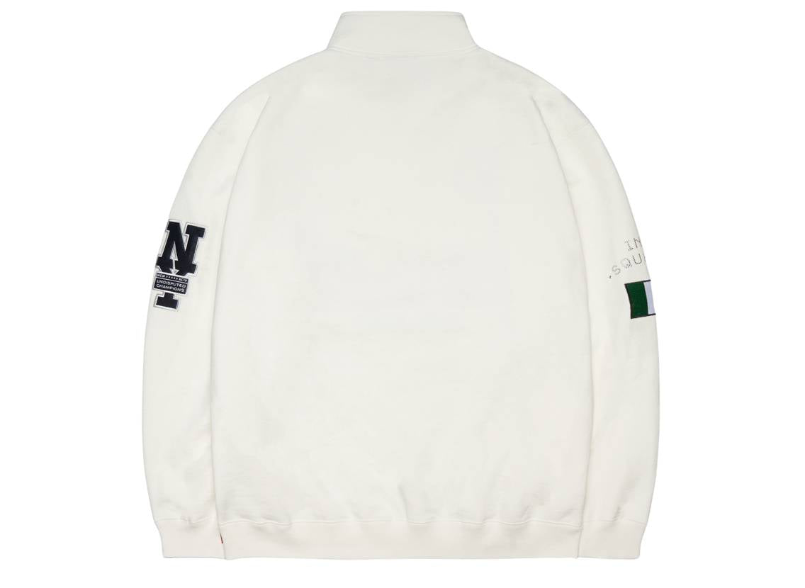 Moletom Supreme Milano Half Zip White