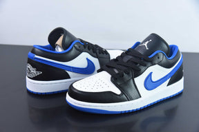 Jordan 1 Low Black Game Royal Metallic Platinum