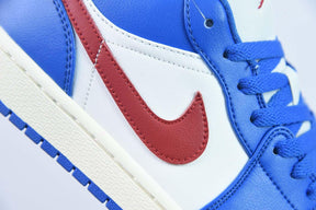 Jordan 1 Low Sport Blue Gym Red (Women's)