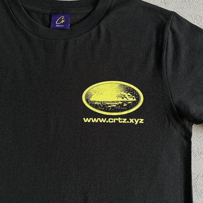 Camiseta Corteiz Rally Vinylz Black