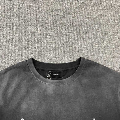 Camiseta Amiri Vintage Collegiate Black