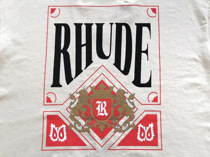 Camiseta Rhude Card 'Vintage White'