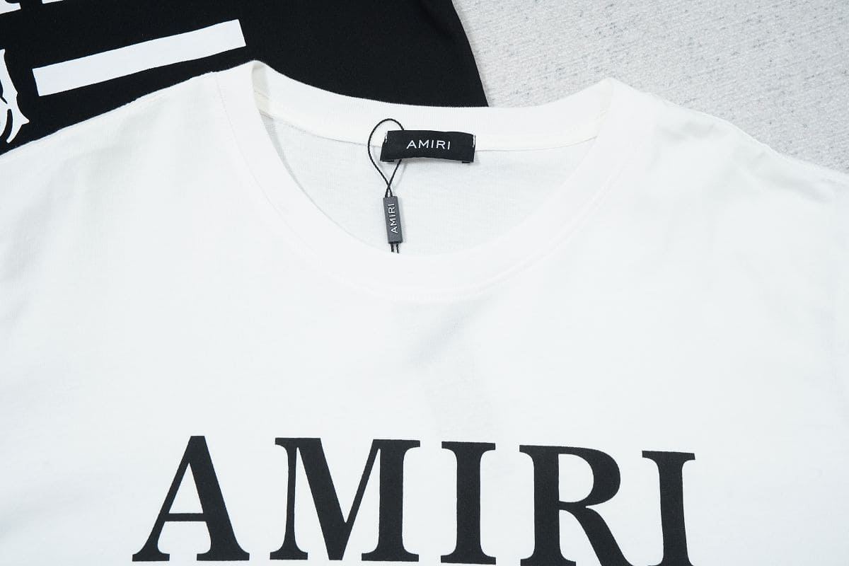 Camiseta Amiri Bar Logo White