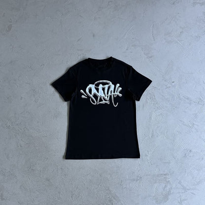Camiseta Synaworld 'Syna Logo' Tee Black/Silver