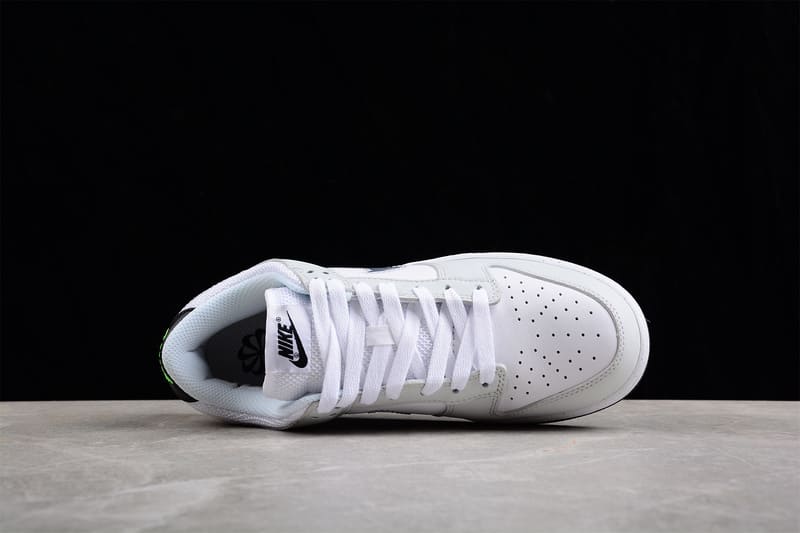 Nike Dunk Low Glitch Swoosh White Grey