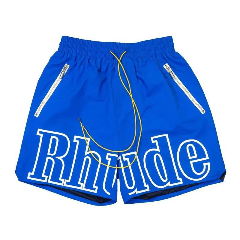 Rhude RH Logo Shorts Blue