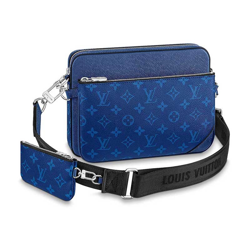 Louis Vuitton Bag Trio Messenger Cobalt Blue