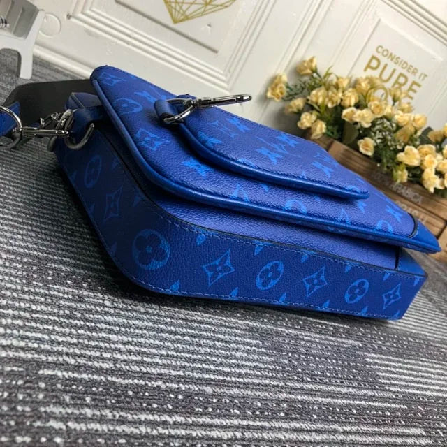 Louis Vuitton Bag Trio Messenger Cobalt Blue